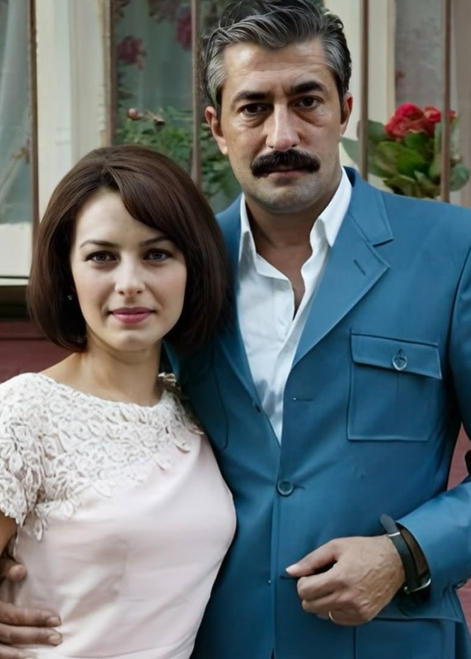 مشهد من مسلسل على مر الزمان