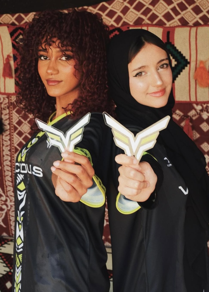 من لاعبات فريق TheVicious Esports