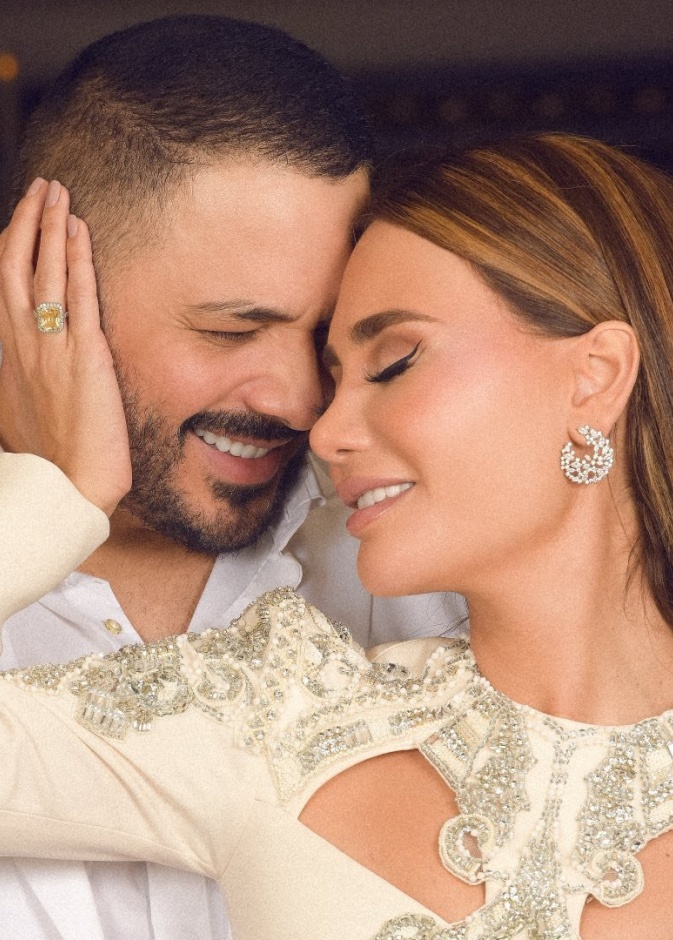 رامي عياش وداليدا واحتفال زفاف مصغر