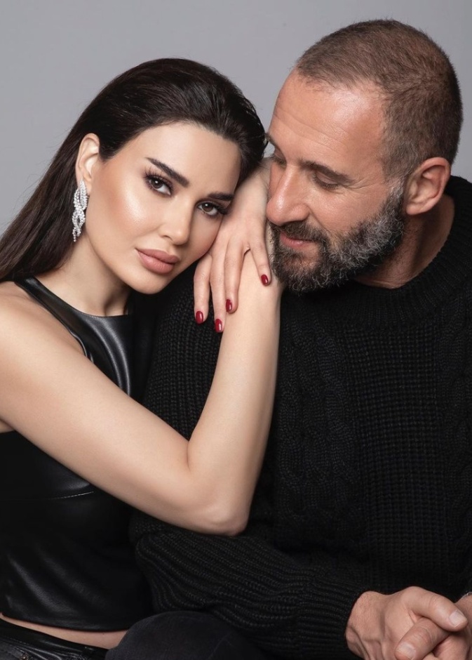 سيرين عبد النور وزوجها فريد رحمة.. 18 عامًا من الحب