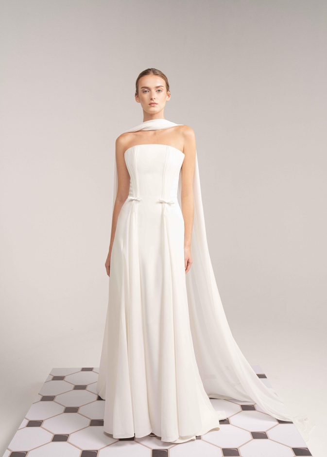 فستان زفاف جاهز للإرتداء توقيع رامي قاضي