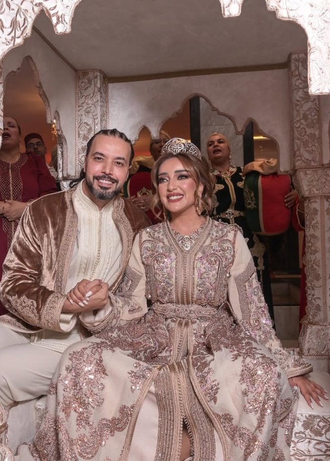 من حفل زفاف عبد الفتاح الغريني وجميلة البدوي