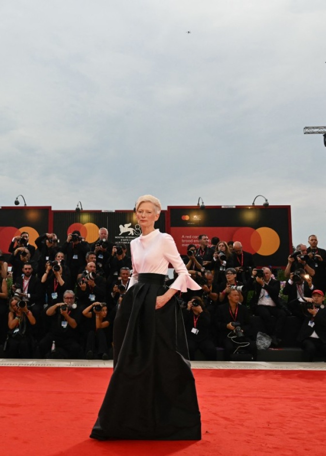 الممثلة البريطانية Tilda Swinton