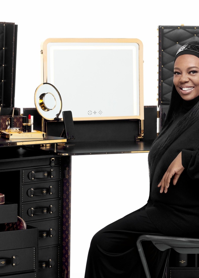 Pat McGrath shot by Steven Meisel for Louis Vuitton.