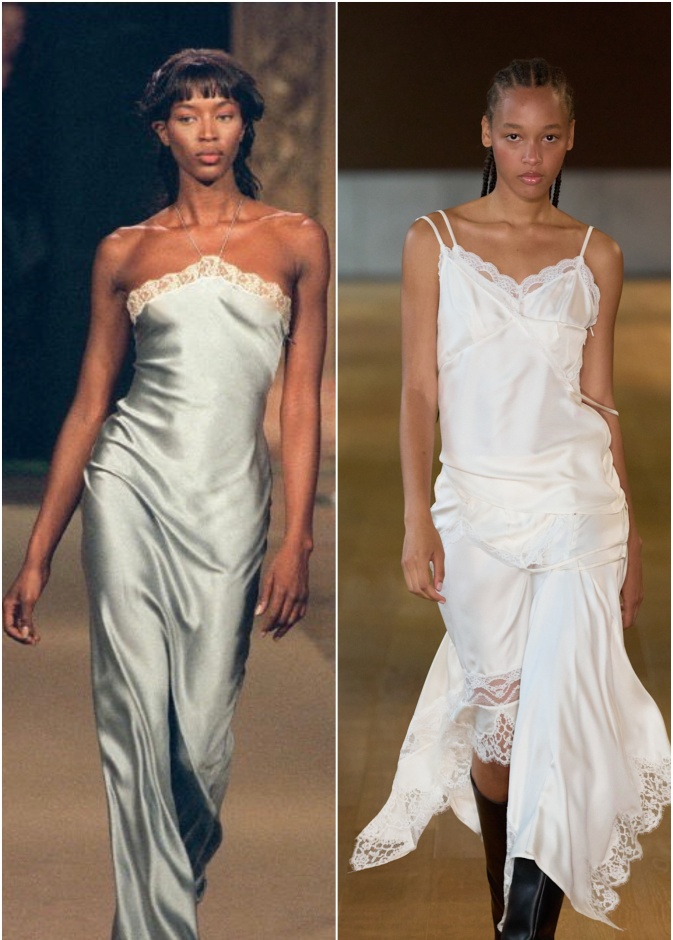 من أيقونات التسعينيات إلى صيف 2025.. فستان الـ Slip القطعة الأكثر أناقة في عالم الموضة 