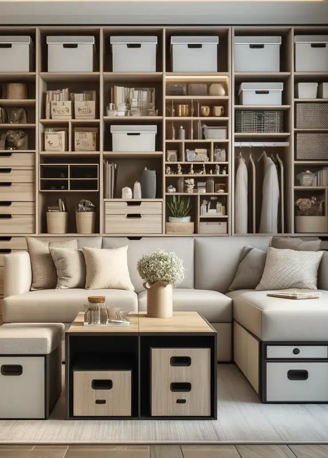 أفكار تخزين ذكية تحوّل المساحات الصغيرة لعملية