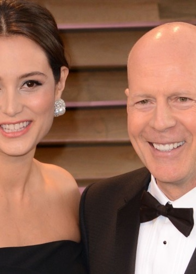 بروس ويليس وزوجته إيما 