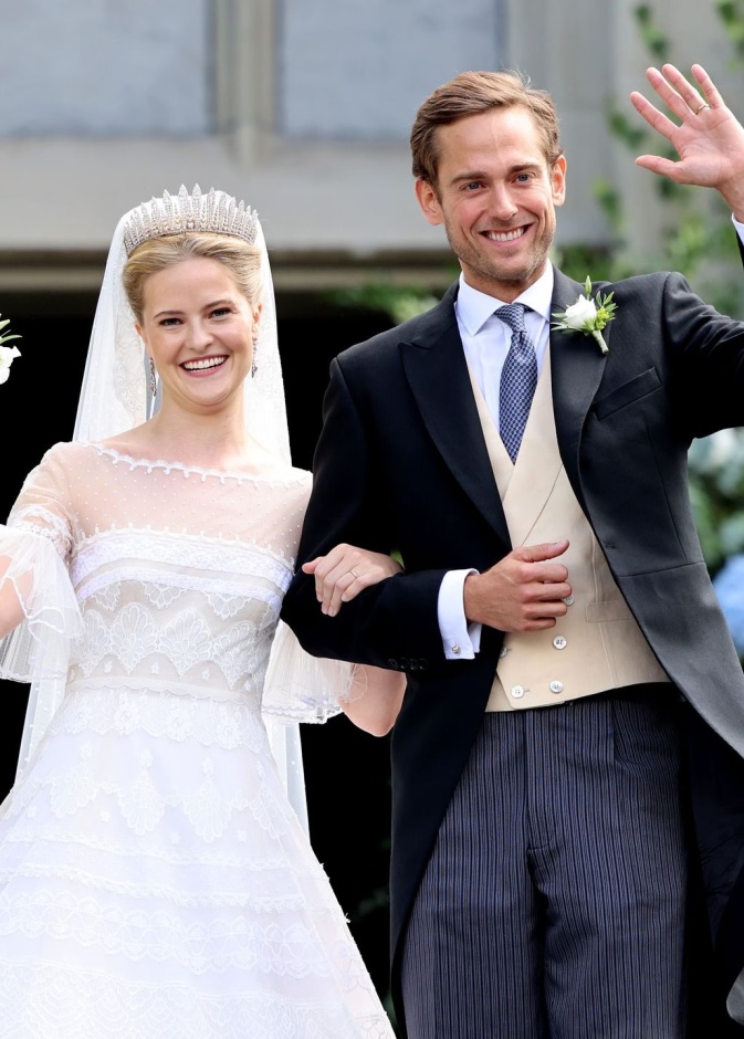 حافظت ماري كارولين على مكياجها البسيط والأنيق