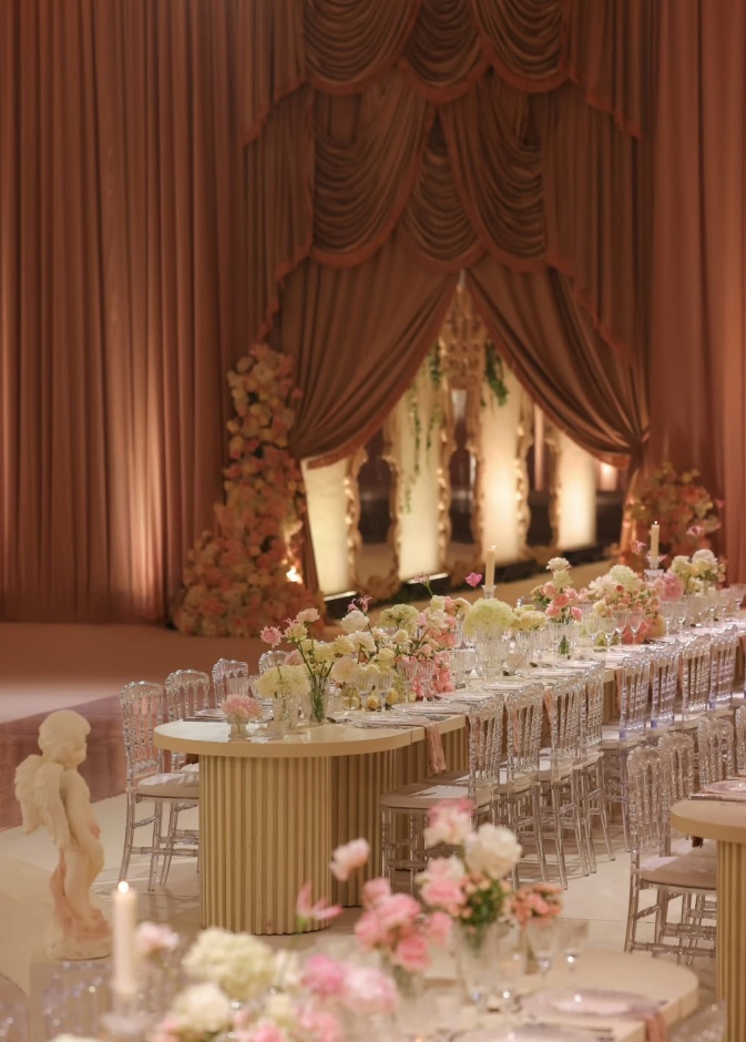 ستائر الزفاف من bysariyayouness