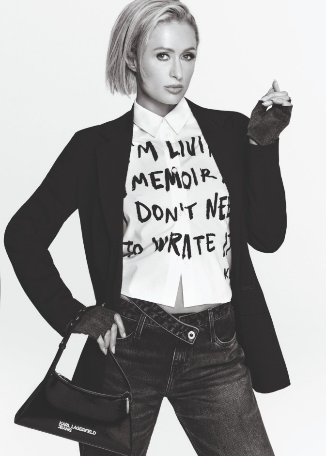 باريس هيلتون نجمة حملة KARL LAGERFELD لخريف 2025