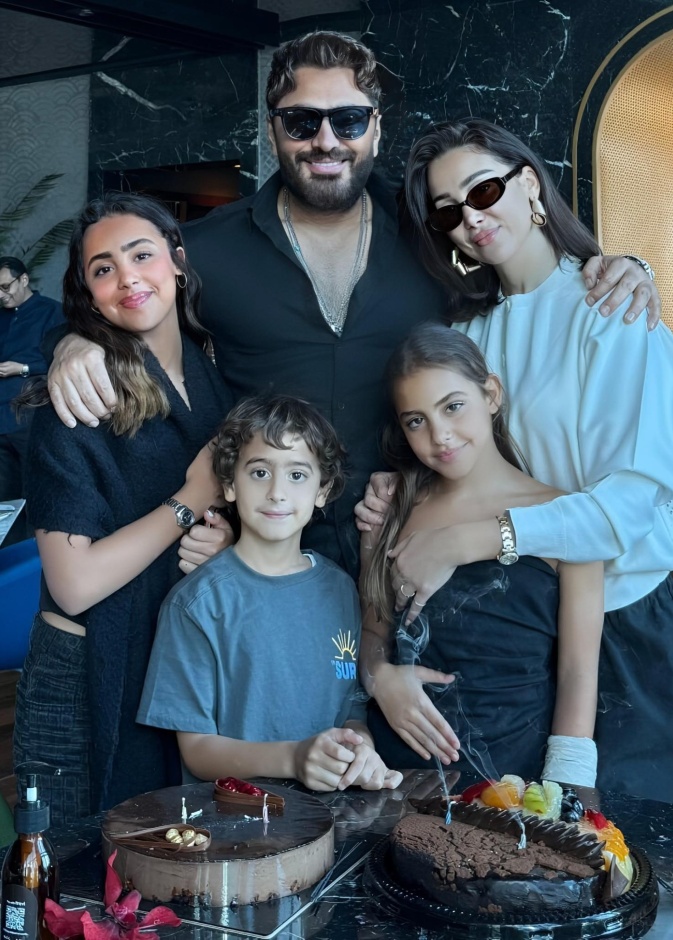 اسرة تامر حسني 