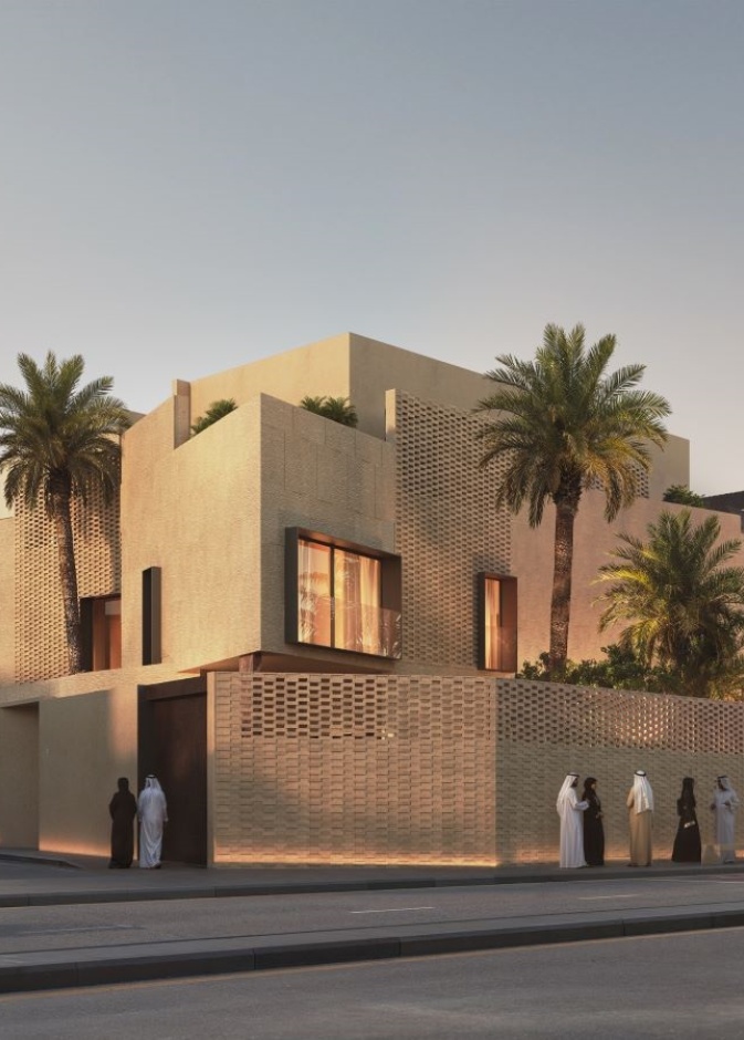 من المشاريع السكنية الخاصة لمكتب Quartz Architects في الرياض