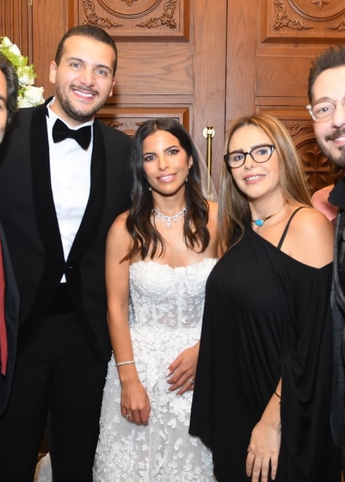 النجوم يختفلون بزفاف نجل الفنان هاني رمزي