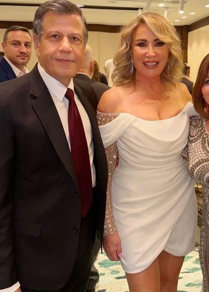 إيناس الدغيدي وزوجها