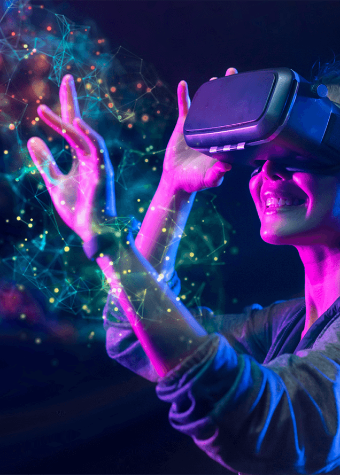 تقنيات الواقع المعزز (AR) والواقع الافتراضي (VR) 