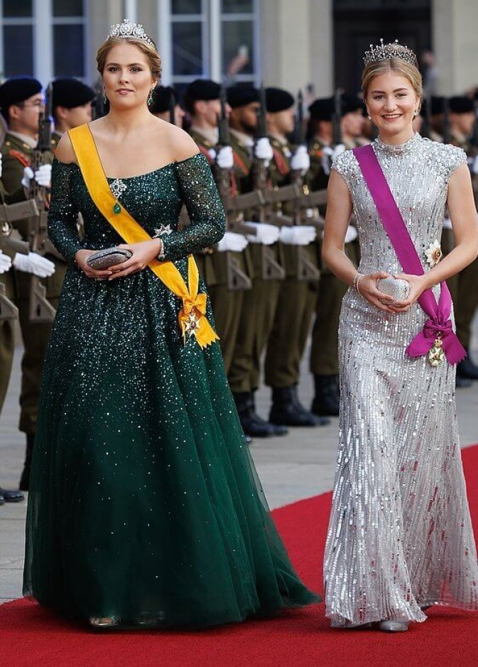 أميرتا المستقبل كاثرينا وإليزابيث تتألقان لوكسمبورغ