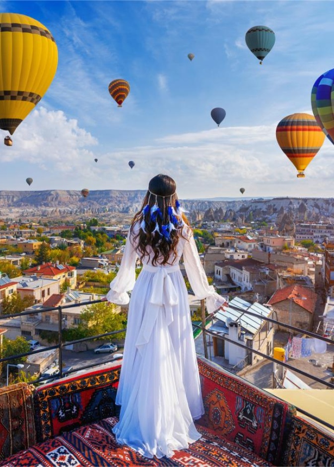 أفضل الوجهات لرحلات منطاد الهواء الساخن في شهر العسل