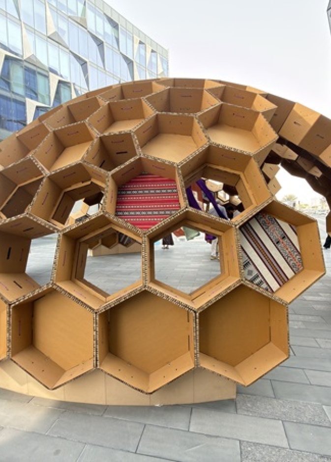"قبّة الشمول".. تحفة فنية تحتفي بإبداعات أصحاب الهمم في قلب أسبوع دبي للتصميم 2025