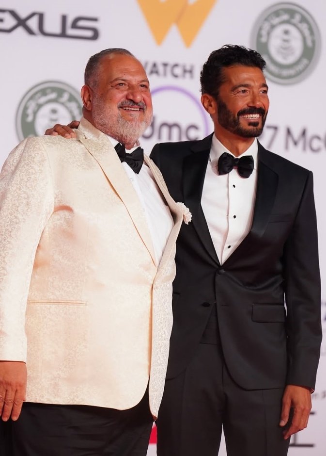 خالد الصاوي وخالد النبوي في ختام مهرجان القاهرة السينمائي