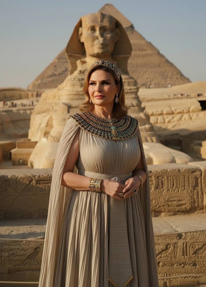 يسرا بالزي الفرعوني