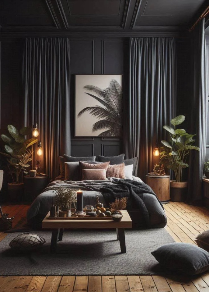 11 فكرة للاستمتاع بغرفة نوم مظلمة ونوم هادئ