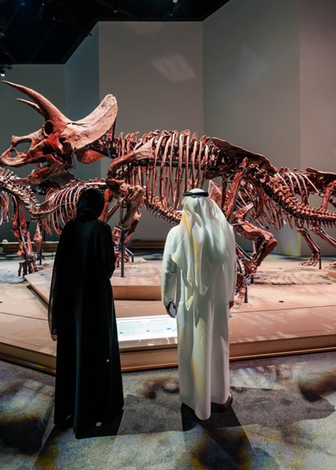 افتتاح متحف التاريخ الطبيعي أبوظبي.