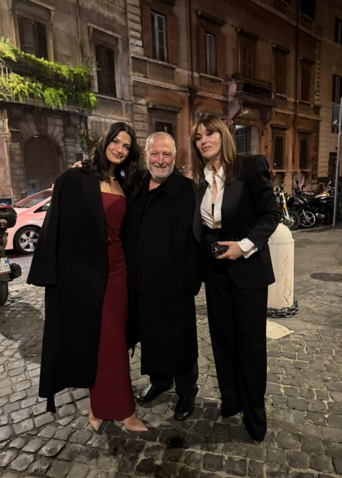 صور وفيديو.. محاور المشاهير عدنان الكاتب مع النجوم مونيكا بيلوتشي وتارا عماد ورامي مالك في معرض كارتييه في روما