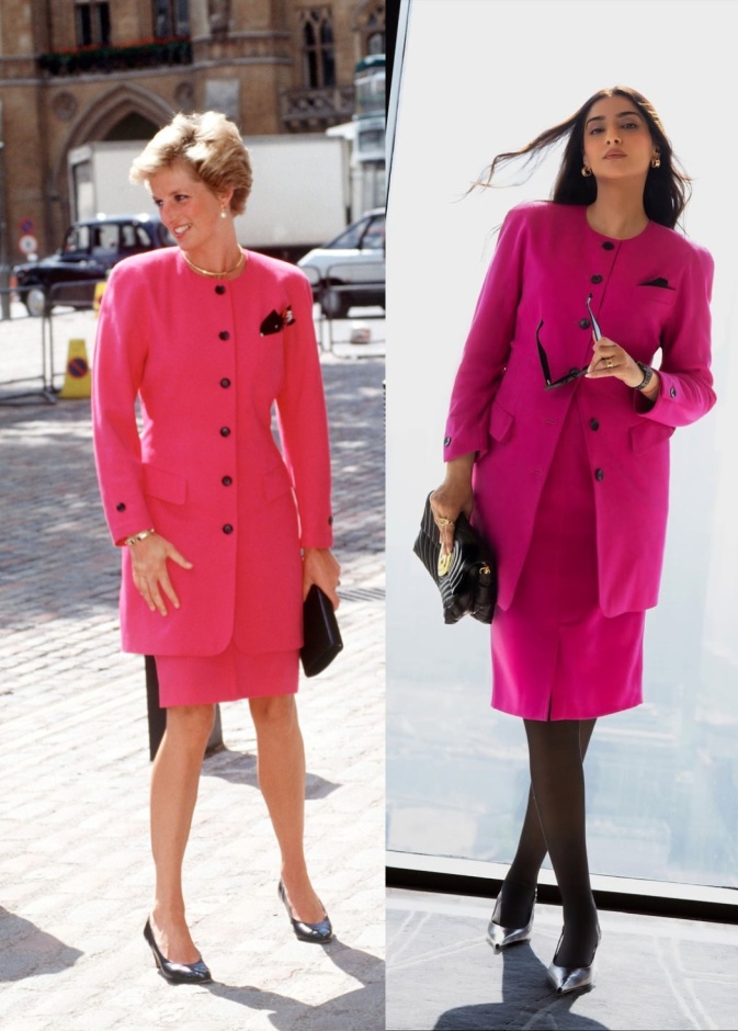 سونام كابور تعلن حملها الثاني بإطلالة أيقونية تكرّم الأميرة ديانا