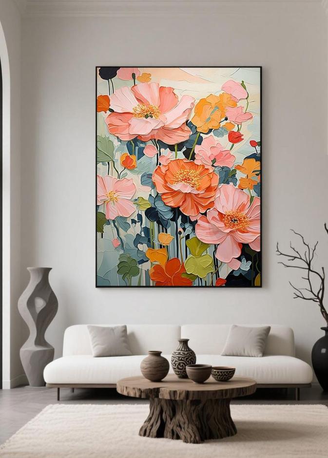 الأعمال الفنية من العناصر الديكورية المهمة التي تساعد على تصميم مساحة مميزة