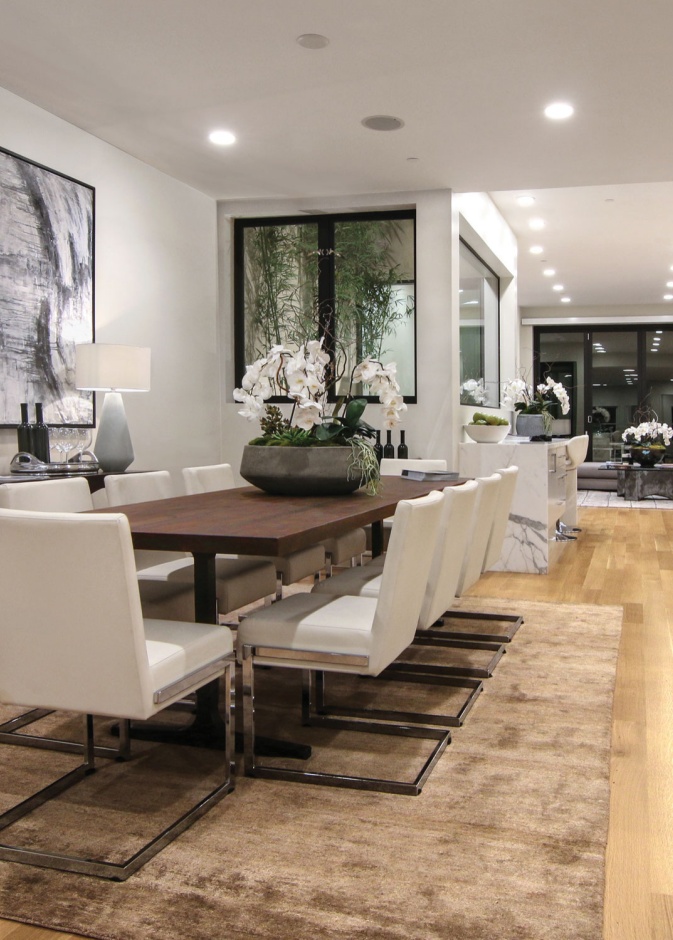 السجاد المستطيل الشكل يعطي مظهرًا مرتبًا وكلاسيكيًا