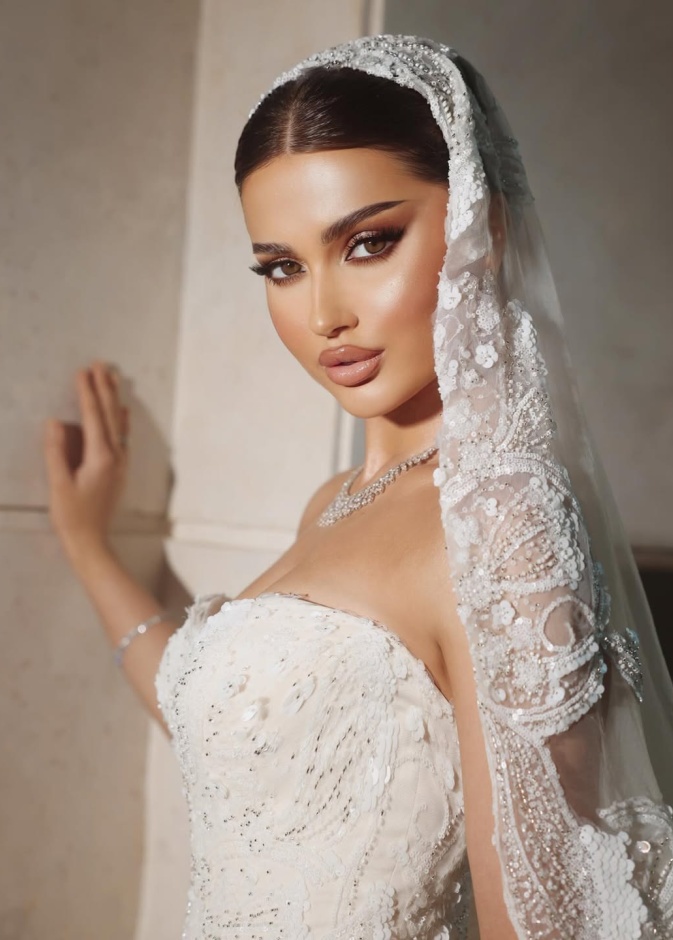 تسريحة عروس من خبيرة ومصففة الشعر نرجس مصطفى