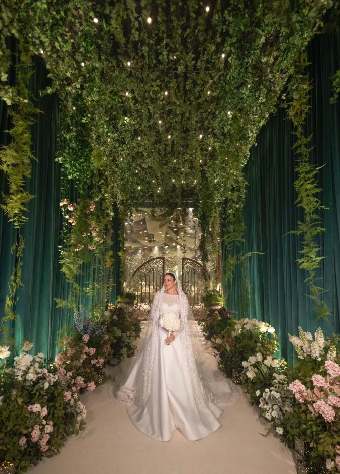 ثيم حفل الزفاف الحديقة تنظيم @fift15n