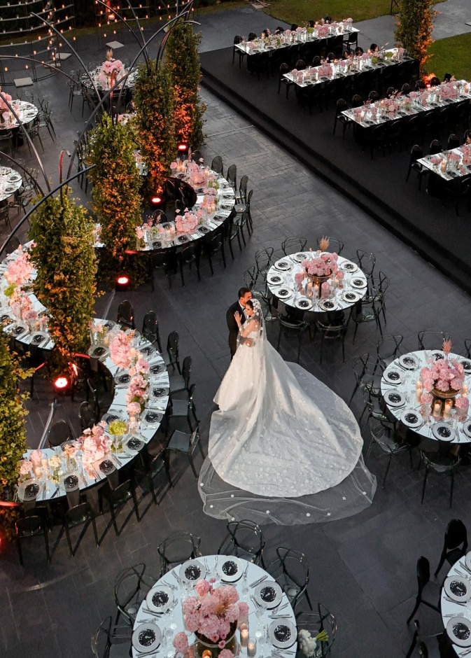 حفل زفاف تنسيق إلياس سركيس