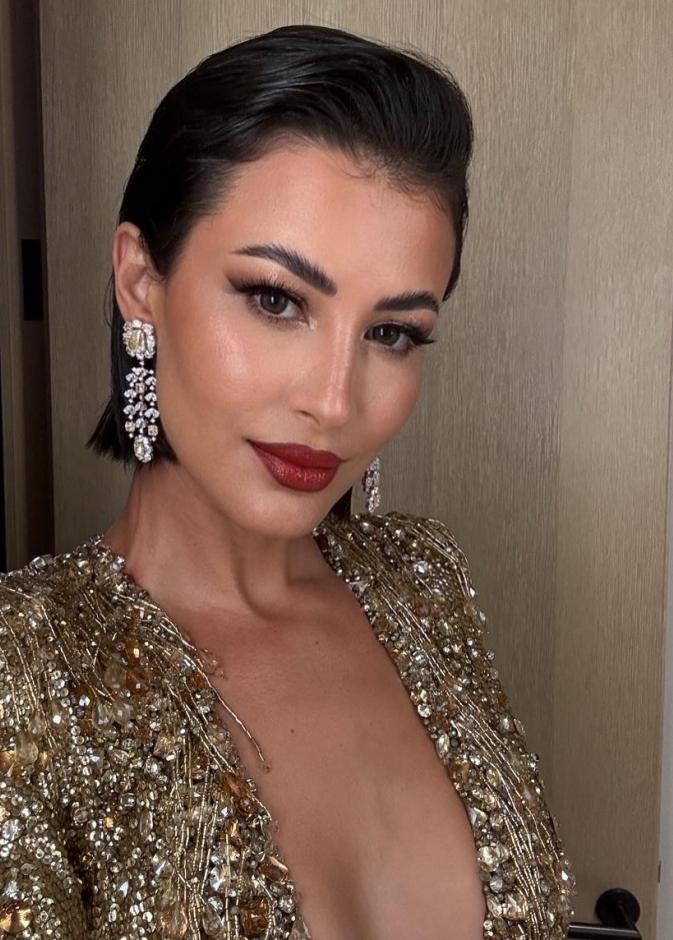 ريم سعيدي بأحمر شفاه قوي