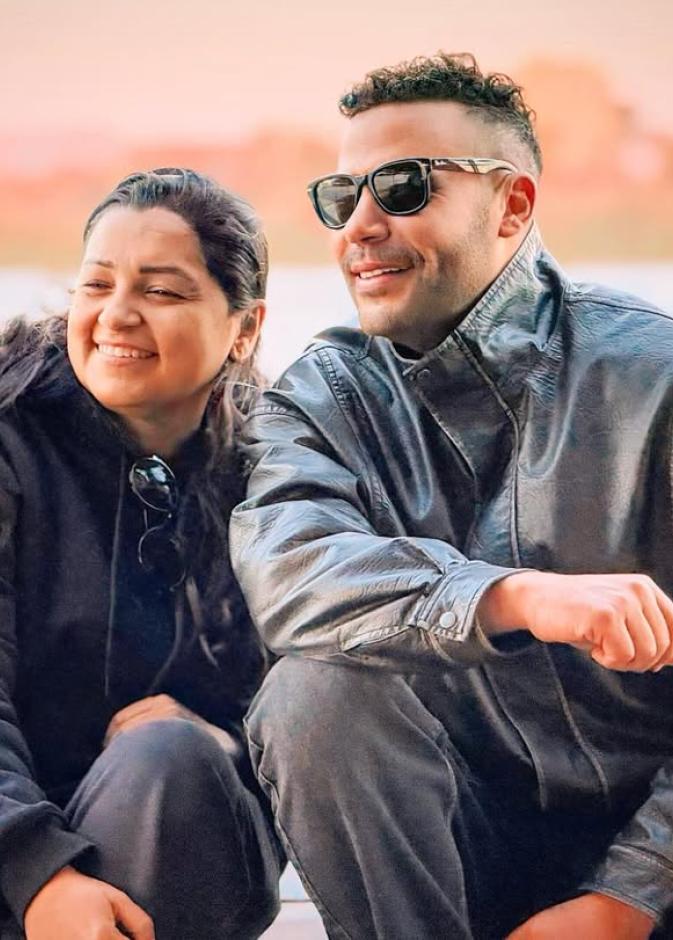 محمد إمام وشيرين عادل في الكينج