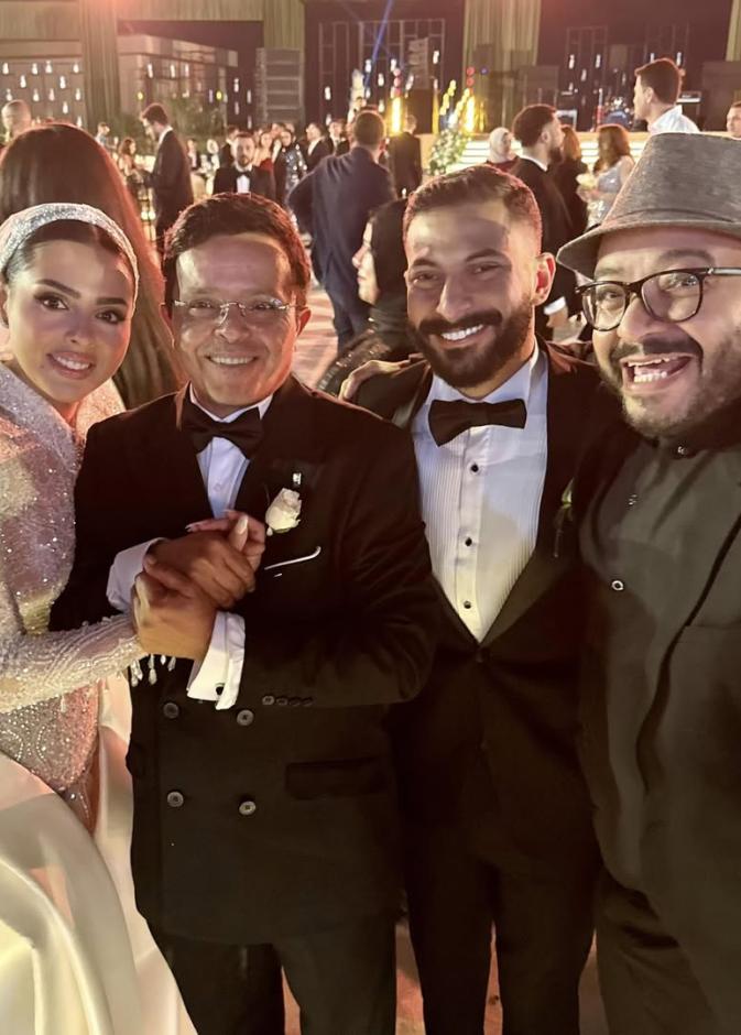 محمد هنيدي يحتفل بزفاف ابنته