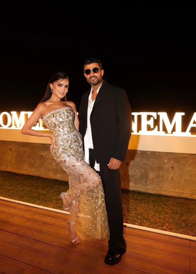 مي عمر ومحمد سامي في سهرة Women in Cinema