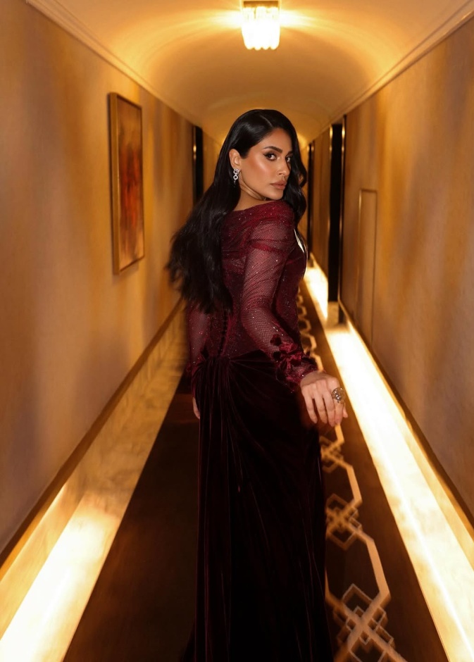 أجمل إطلالات إلهام علي في العام 2025 بفساتين السهرة