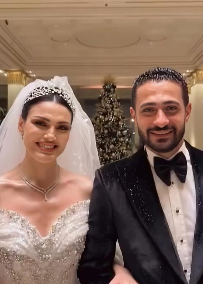 دارين حداد تحتفل بزفافها