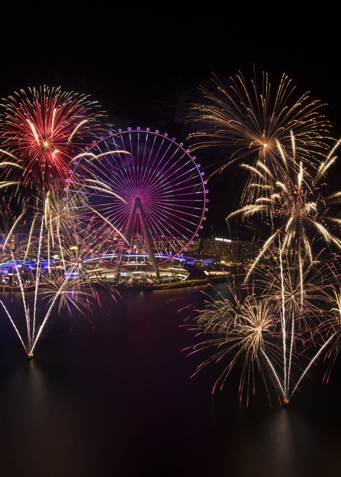 عين دبي.. وجهة مبهرة لاحتفالات نهاية العام