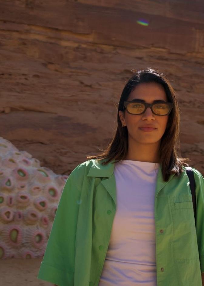 لين عجلان الصورة من فنون العلا