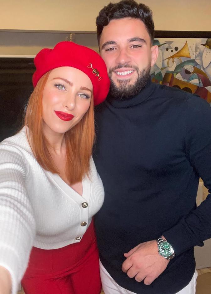 دانييلا رحمة وشقيقها شربل