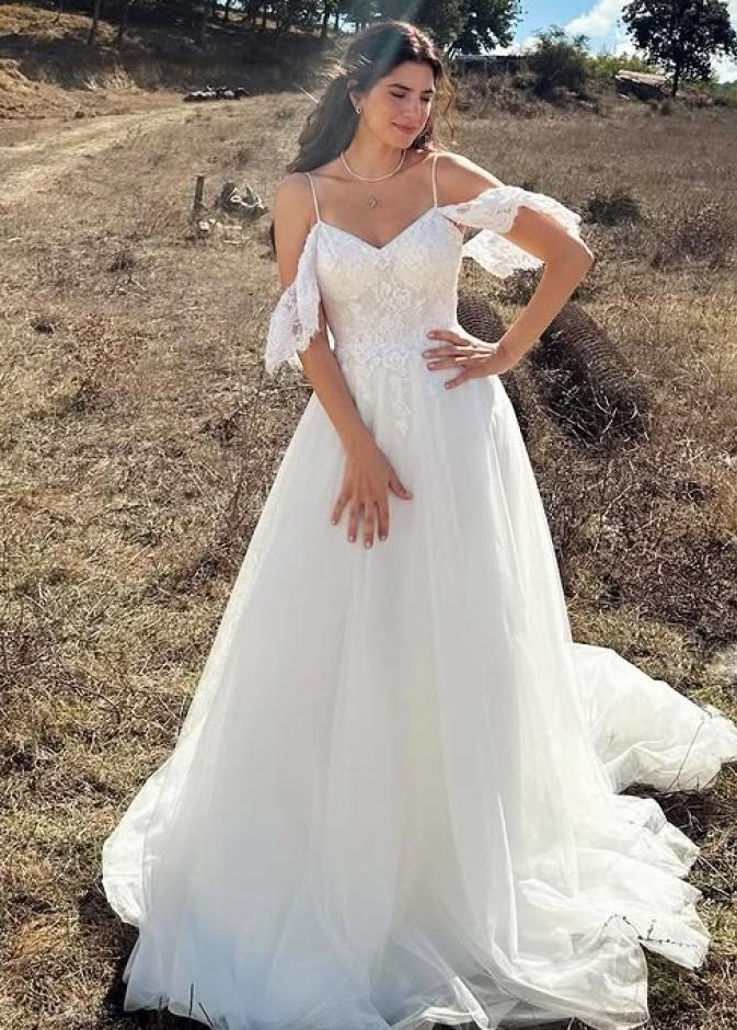 فستان زفاف كارمن بصيبص في مسلسل ليل