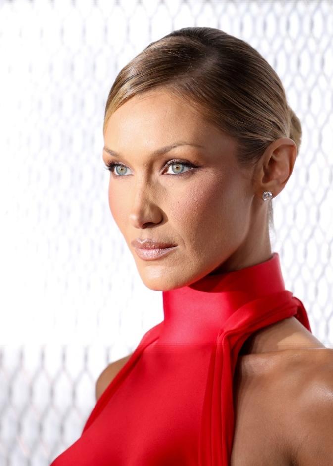 رسمات المكياج البرونزي بأسلوب بيلا حديد