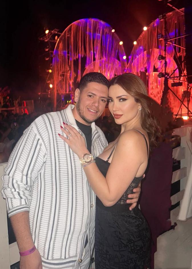 نسرين طافش وزوجها