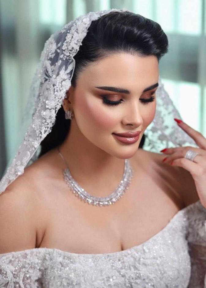 من اطلالات العرايس من الميك أب أرتست السعودية نهى عبدالعزيز