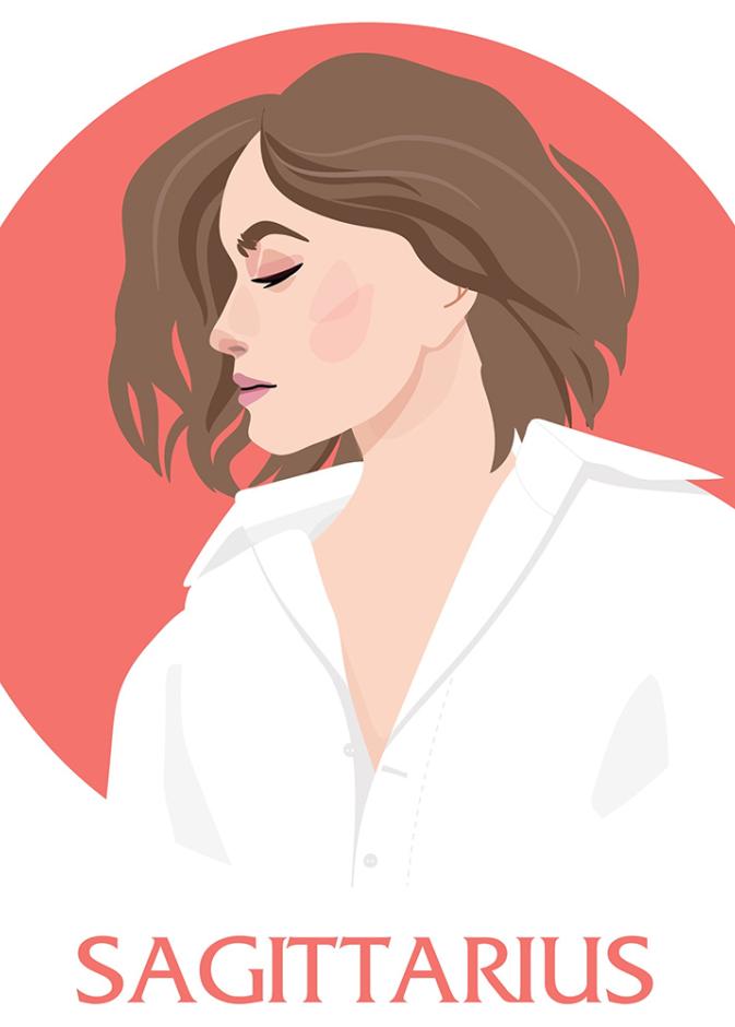 صفات عشريات برج القوس الثلاثة