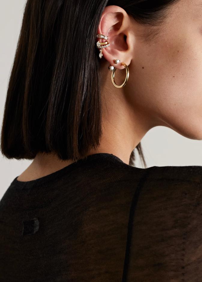 أقراط Daphne من Anita Ko