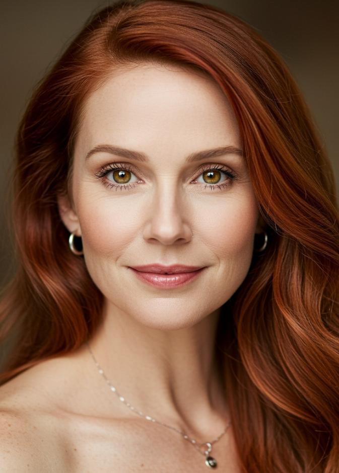 اللون النحاسي يمنح الخصل إشراقة واضحة وحركة بصرية تجعل الشعر يبدو أكثر حياة وديناميكية