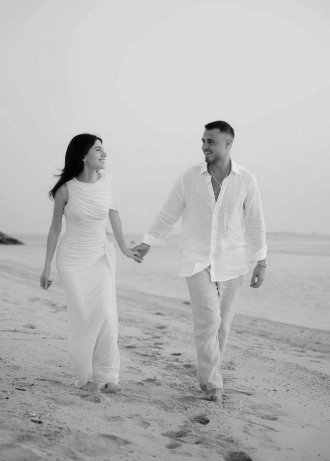 سيدرا بيوتي تلقت عرض الزواج على شاطئ دبي